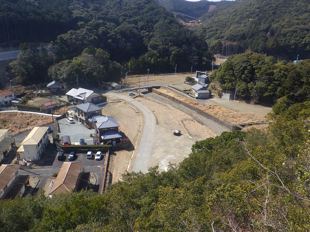 すさみ串本道路釜郷原地区進入路工事