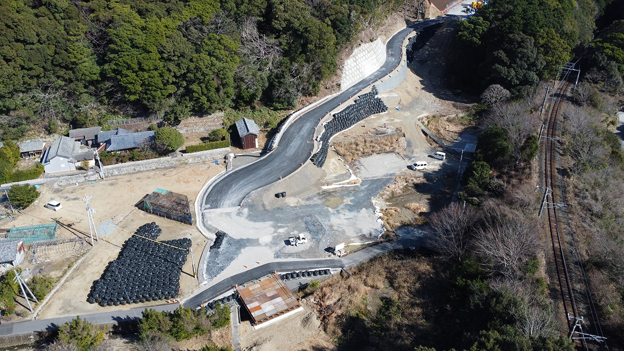 すさみ串本道路小河瀬谷地区改良工事