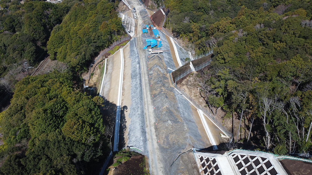すさみ串本道路小河瀬谷地区改良工事