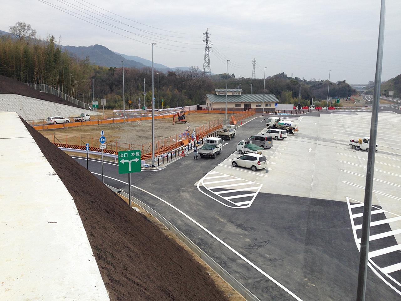 紀北東道路かつらぎPA整備工事
