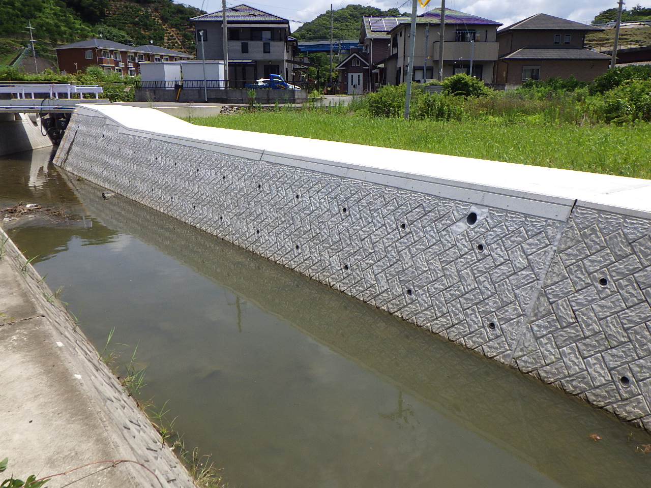 熊井川堤防改修工事