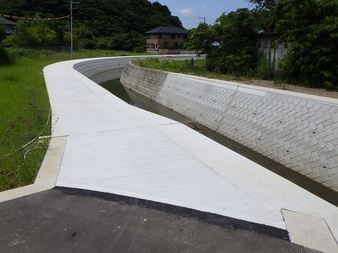 熊井川堤防改修工事