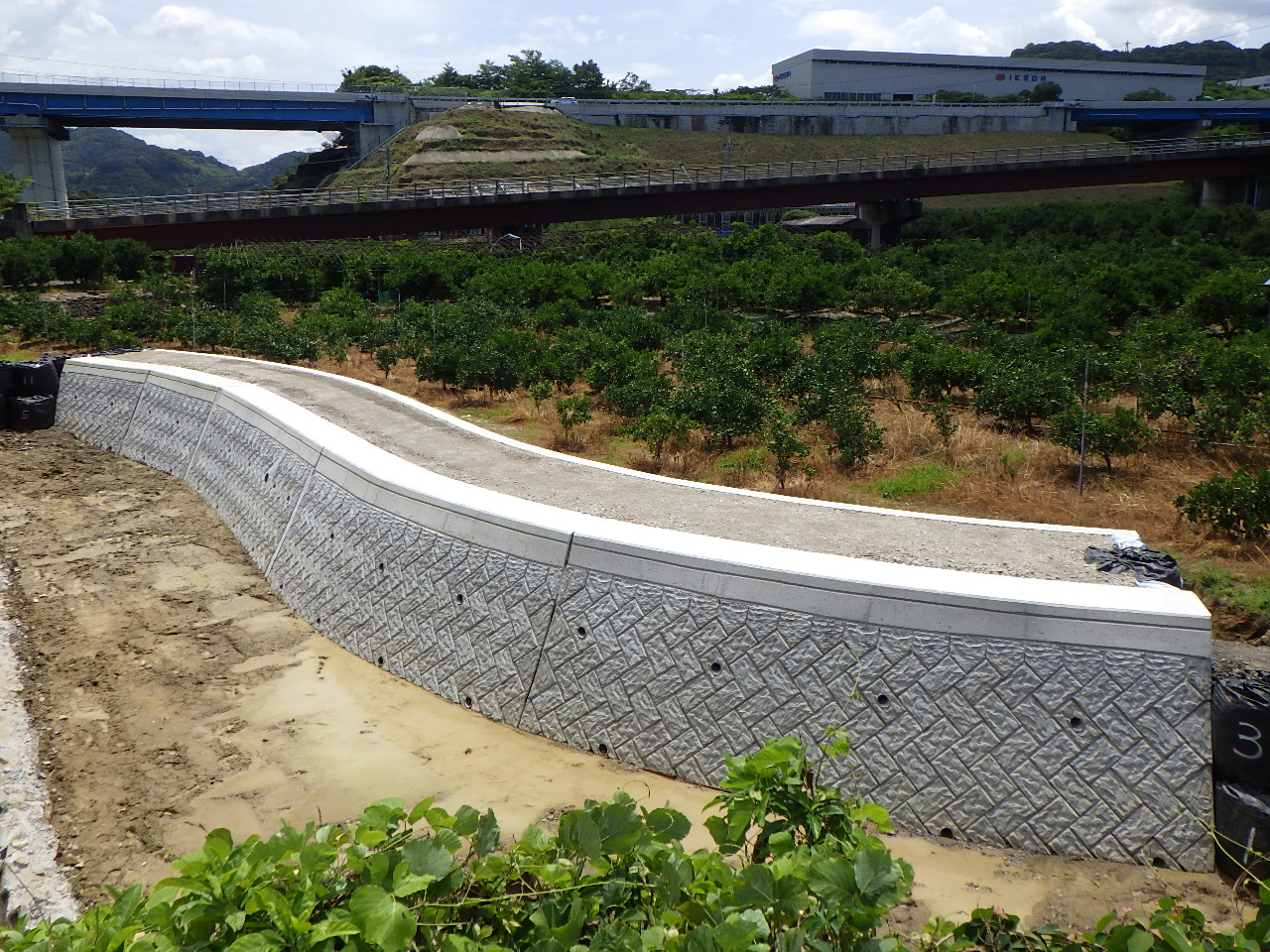熊井川堤防改修工事