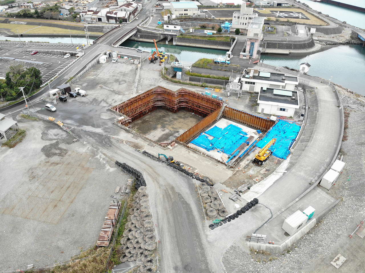市田川排水機場基盤整備工事
