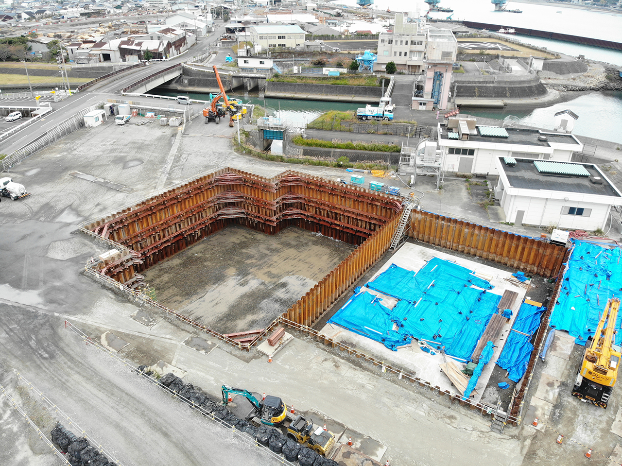 市田川排水機場基盤整備工事