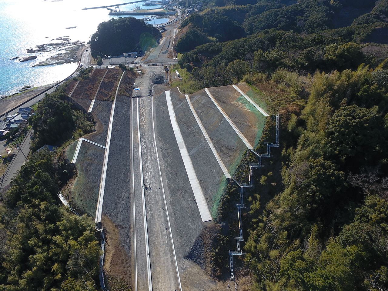 田辺西バイパス小屋谷地区南改良工事