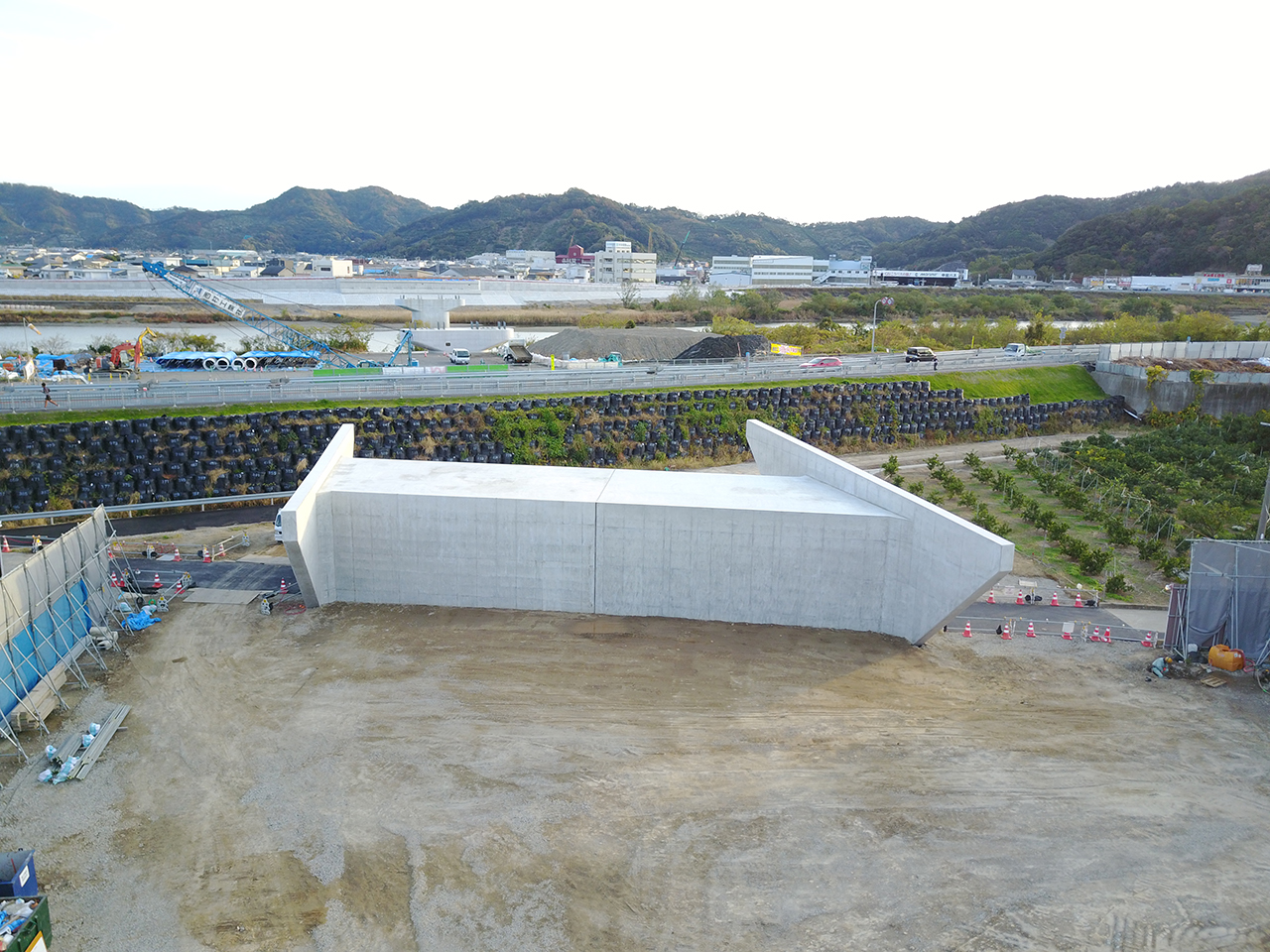 有田海南道路新堂地区改良工事