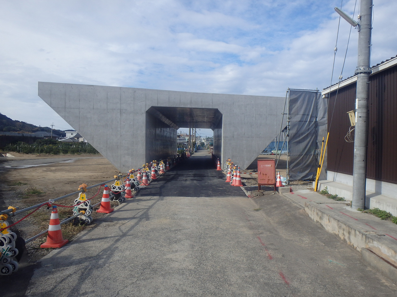 有田海南道路新堂地区改良工事