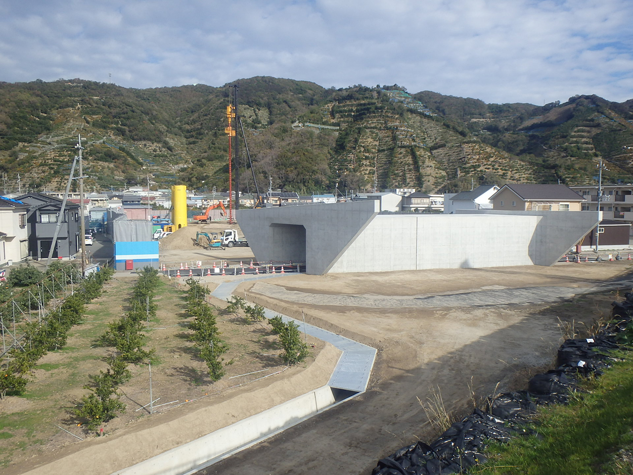 有田海南道路新堂地区改良工事