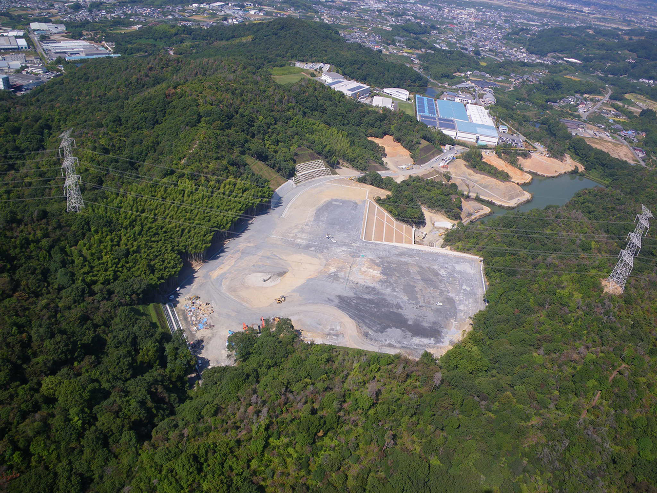 ごみ処理施設用地造成工事