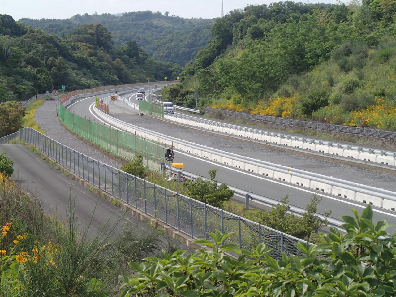 阪和自動車道青垣内トンネル工事