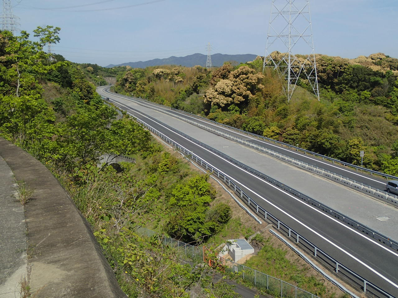 阪和自動車道青垣内トンネル工事